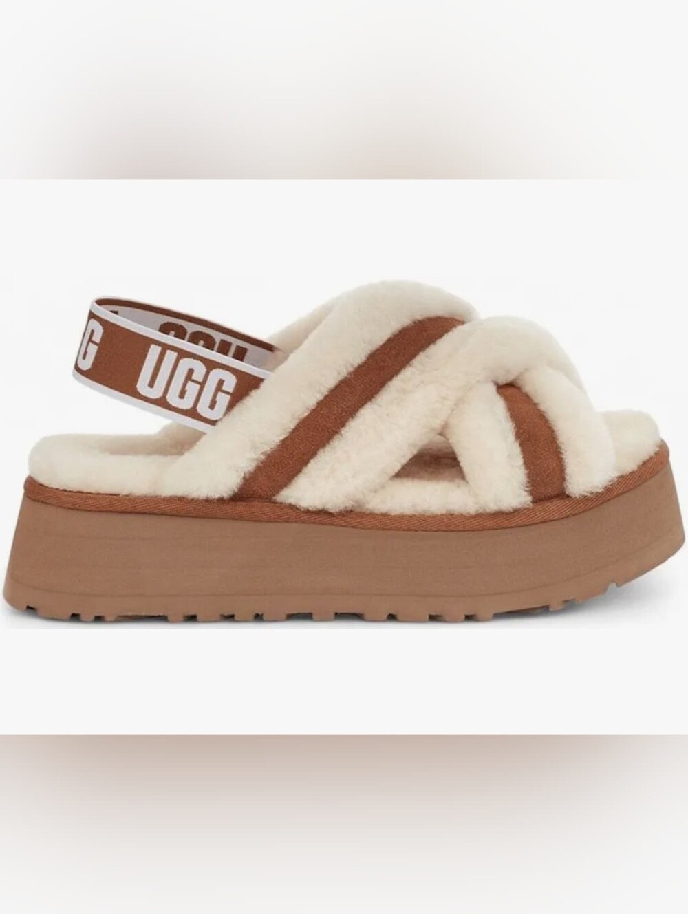 Ugg Disco Cross Slides New In Box Size 8
